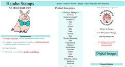 Desktop Screenshot of hambostamps.com